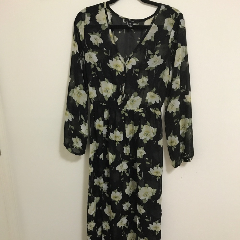 Floral maxi dress